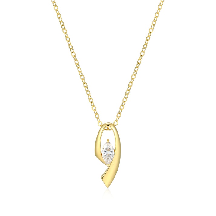 Elle Marquise Ribbon Necklace