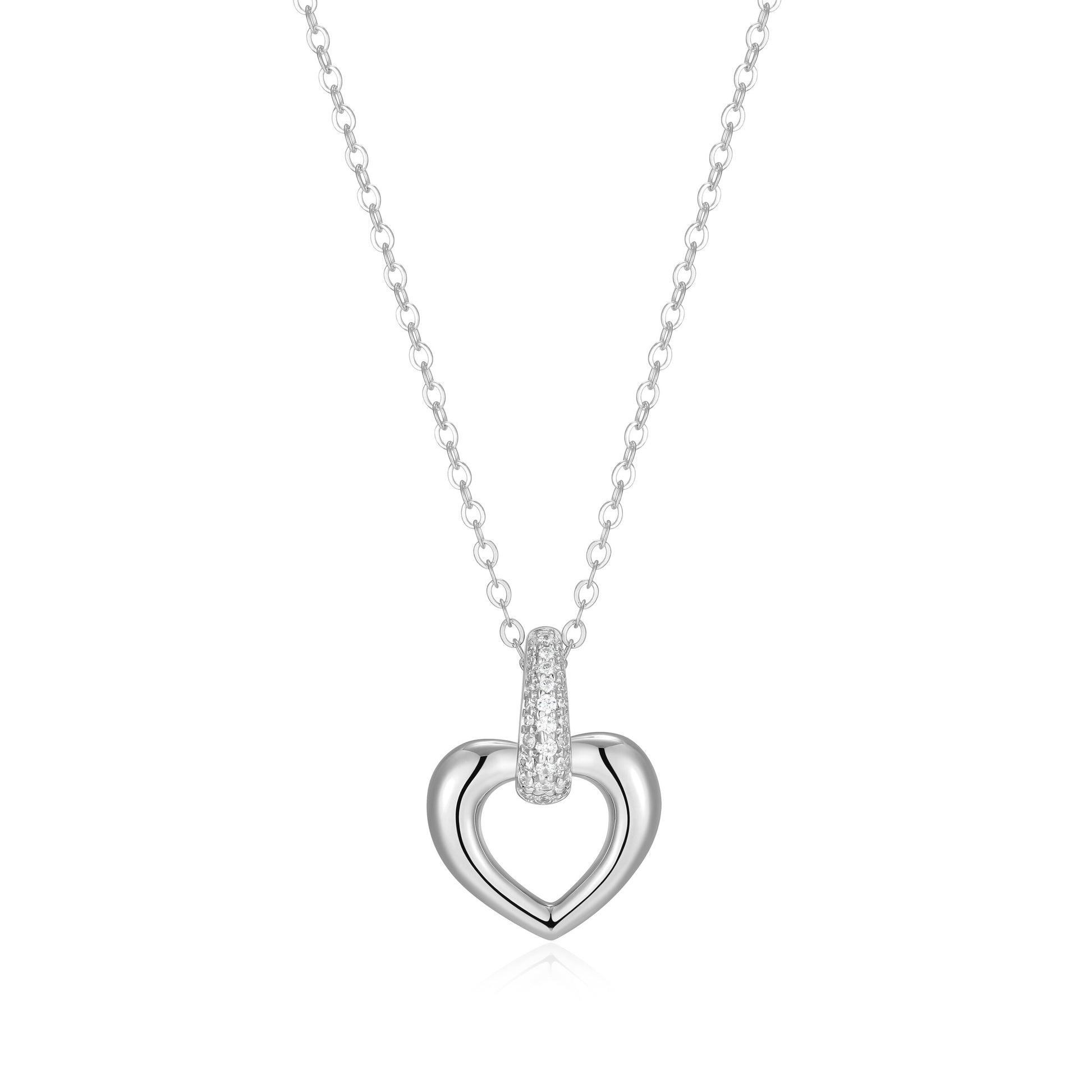Elle Amour Intertwined Heart Necklace