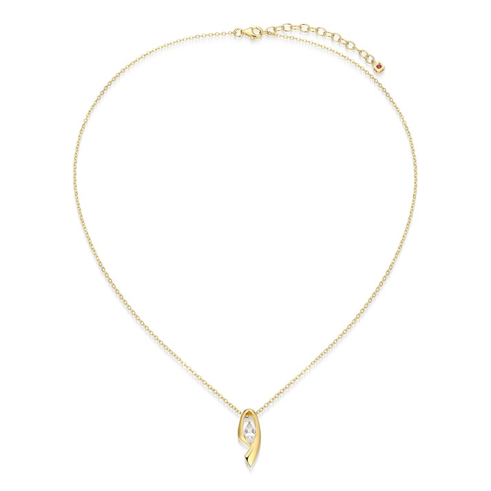 Elle Marquise Ribbon Necklace
