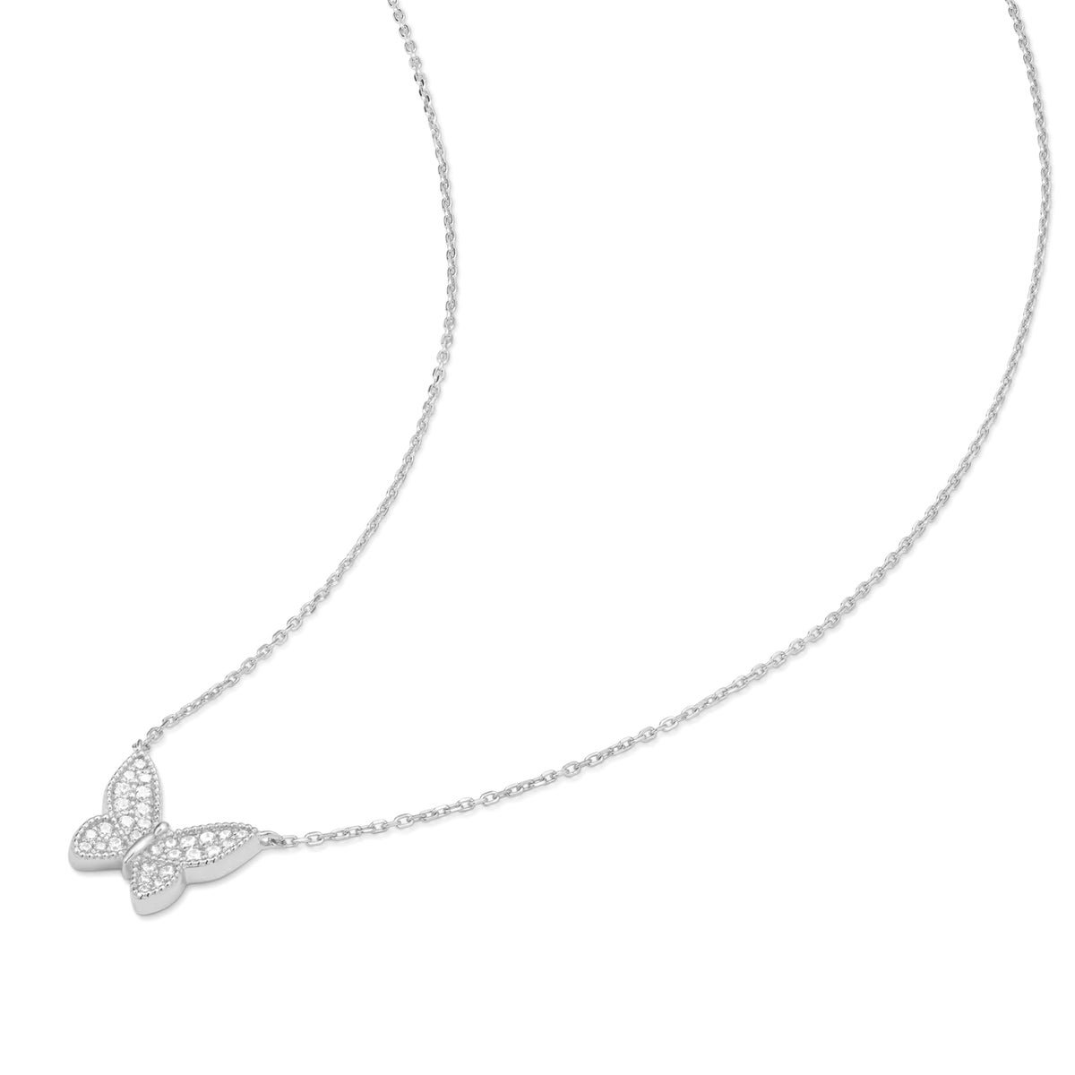 Ania Haie Butterfly Pave Necklace