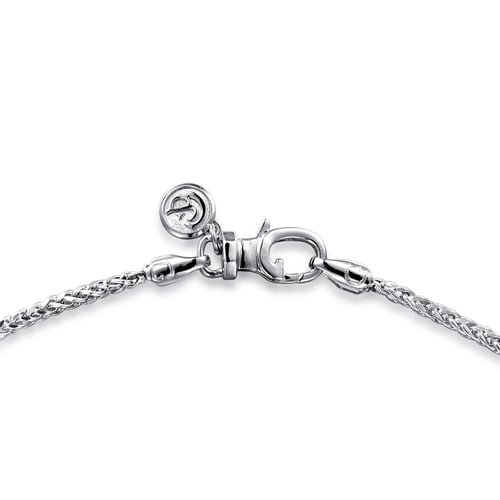 Gabriel & Co. Men Fashion Facets 1.9mm Solid Wheat Chain Necklace