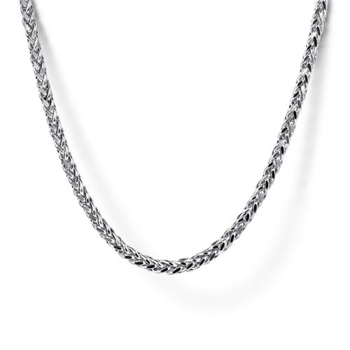 Gabriel & Co. Men Fashion Facets 1.9mm Solid Wheat Chain Necklace
