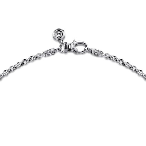 Gabriel & Co. Men Fashion Facets 2.85mm Solid Link Chain Necklace