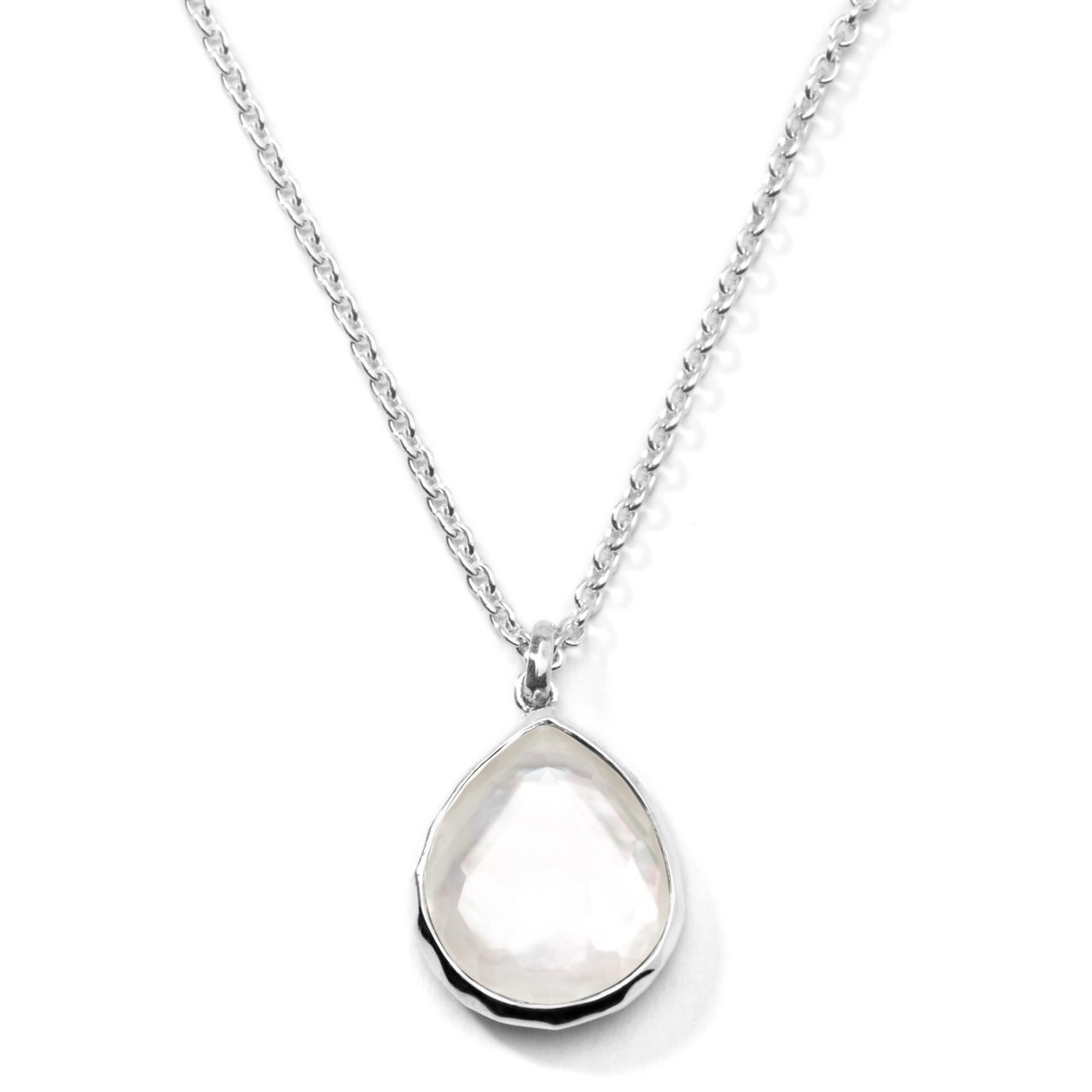 Ippolita Rock Candy Silver Small Teardrop Pendant Necklace