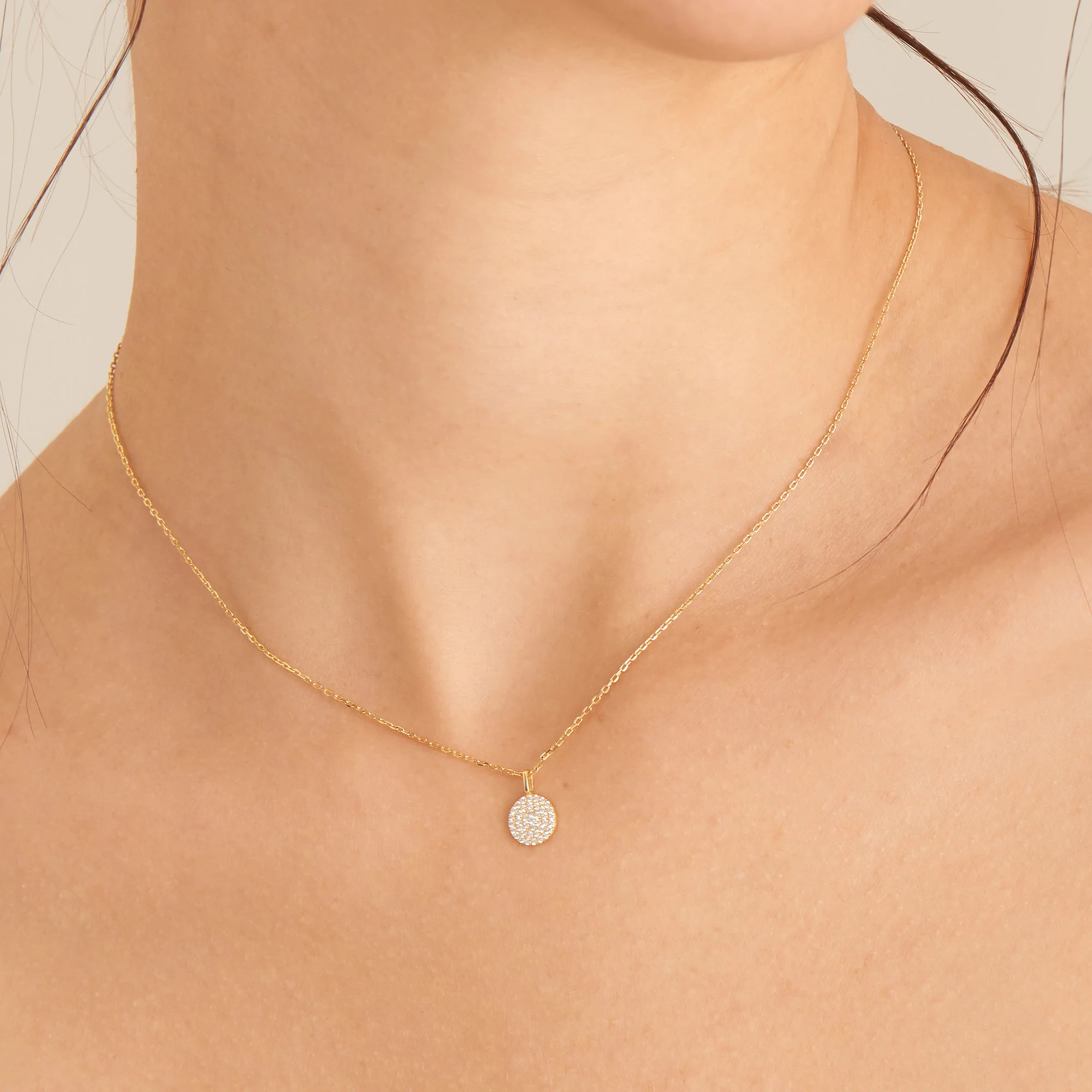 Ania Haie Glam Rock Glam Disc Pendant Necklace