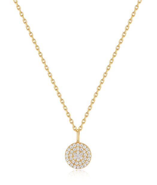 Ania Haie Glam Rock Glam Disc Pendant Necklace