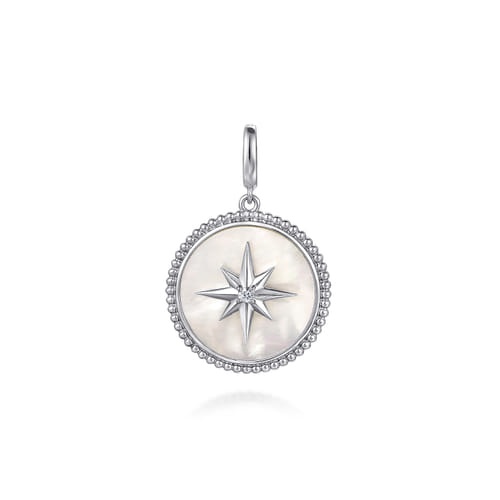 Gabriel & Co. Boutique Silver Bujukan Medallion Pendant Necklace