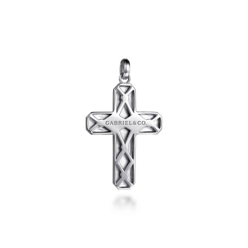 Gabriel & Co. Men Fashion Contemporary Cross Pendant