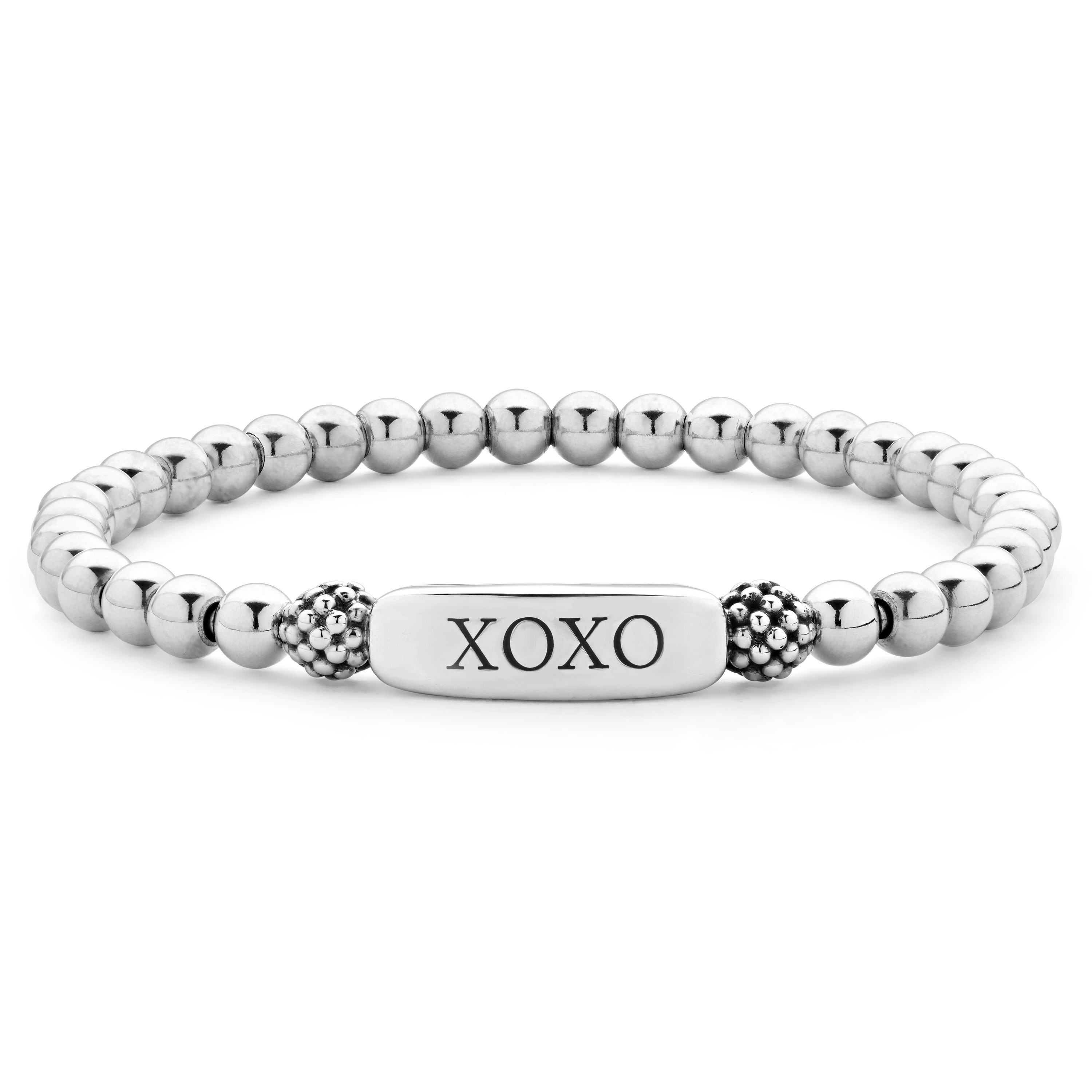 Lagos Signature Caviar Xoxo Bead Bracelet