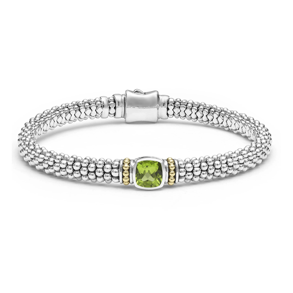 Lagos Caviar Color 6mm Peridot Caviar Bracelet