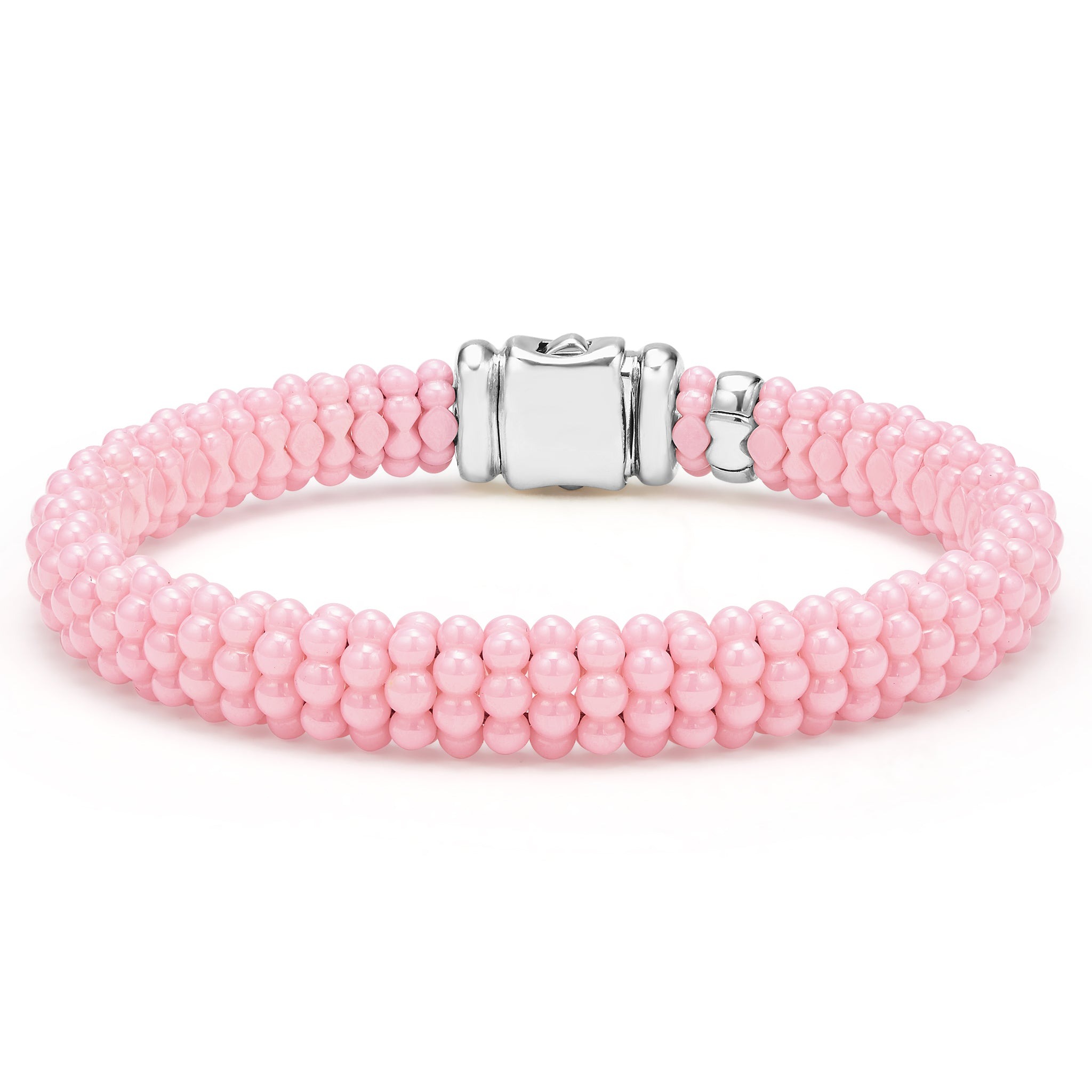 Lagos Pink Caviar 9mm Ceramic Beaded Bracelet