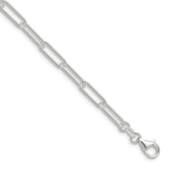 Rox By Martin Binder Sterling 4.5mm Paperclip Chain Bracelet