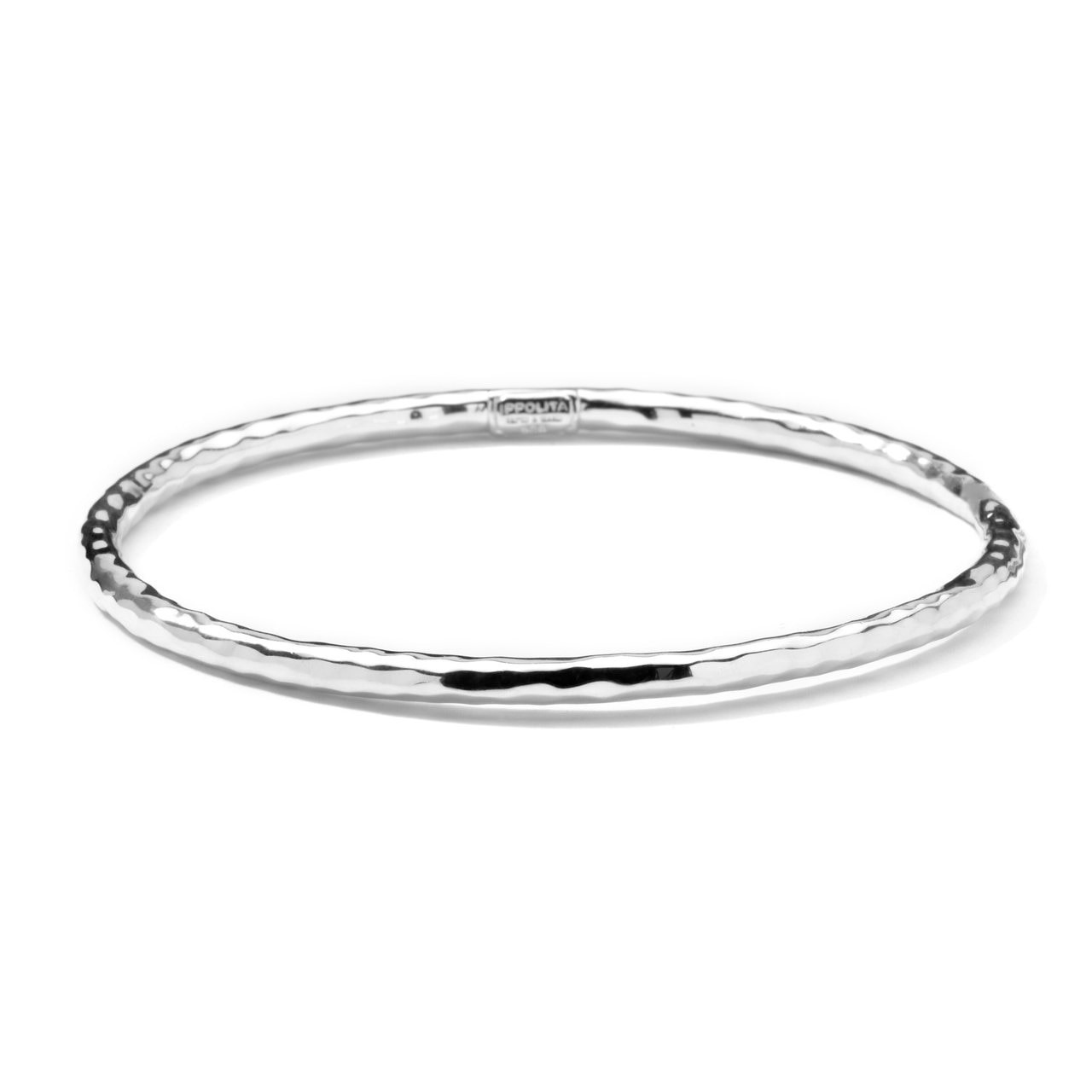 Ippolita Classico Silver Hammered Bangle Bracelet