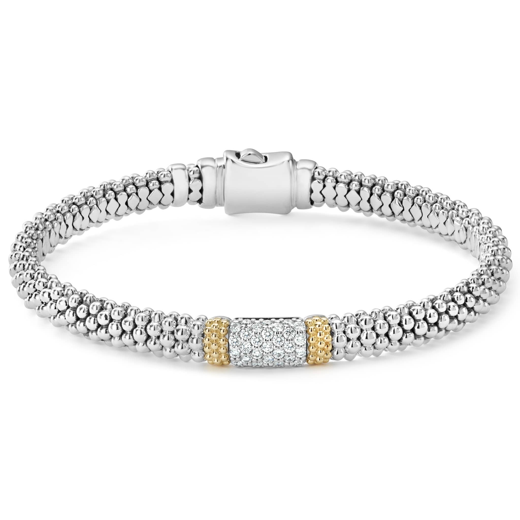 Lagos Caviar Lux Diamond Bracelet