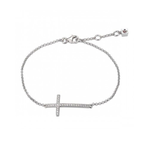 Elle Humanity Sideways Cross Bracelet