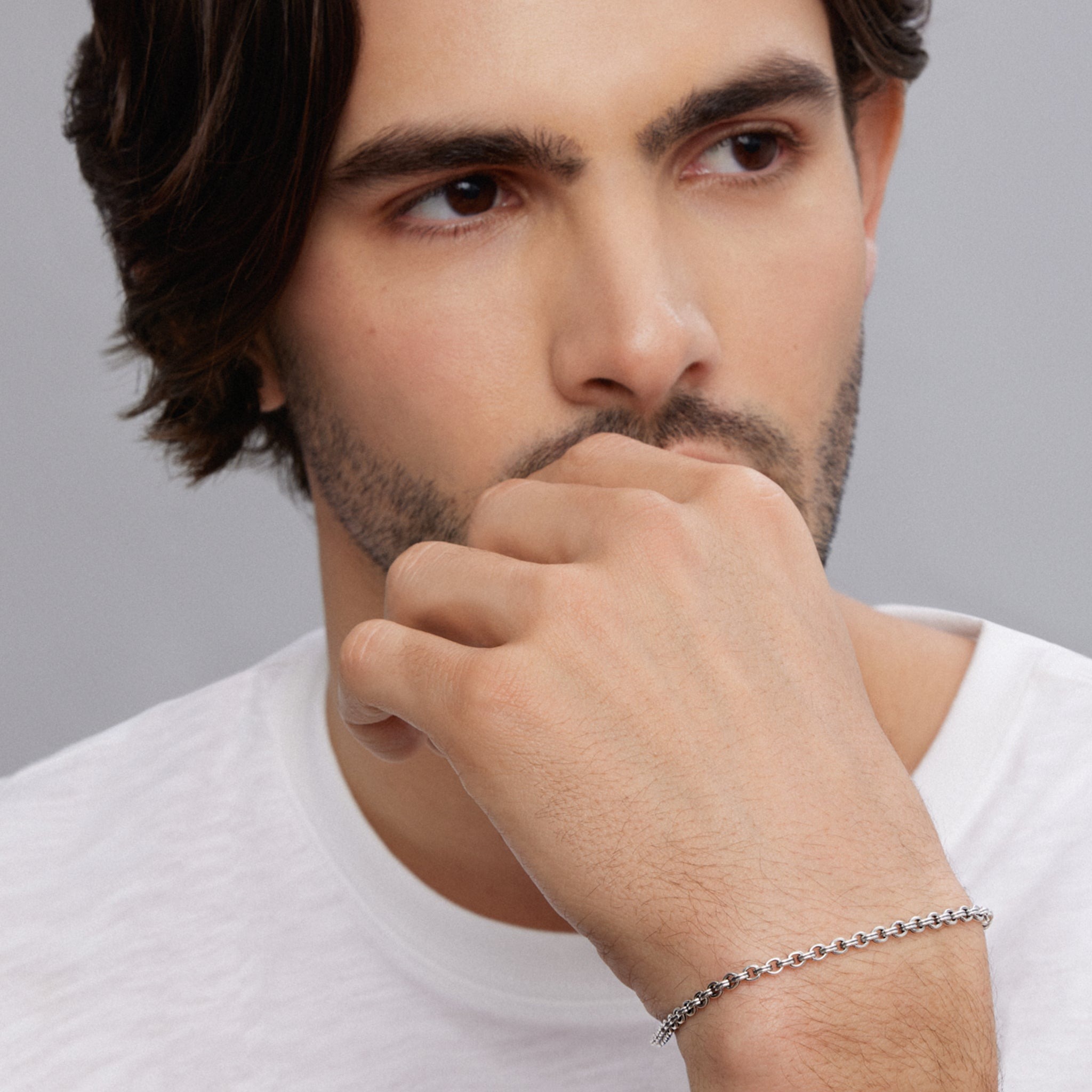 LAGOS Men's Anthem Double Link Chain Bracelet