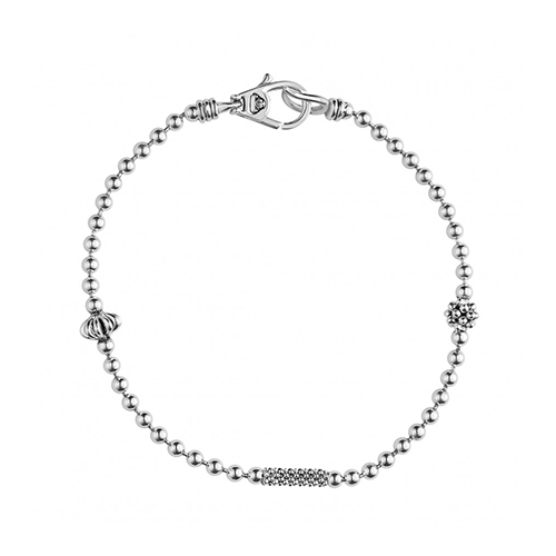 Lagos Caviar Icon Beaded Bracelet