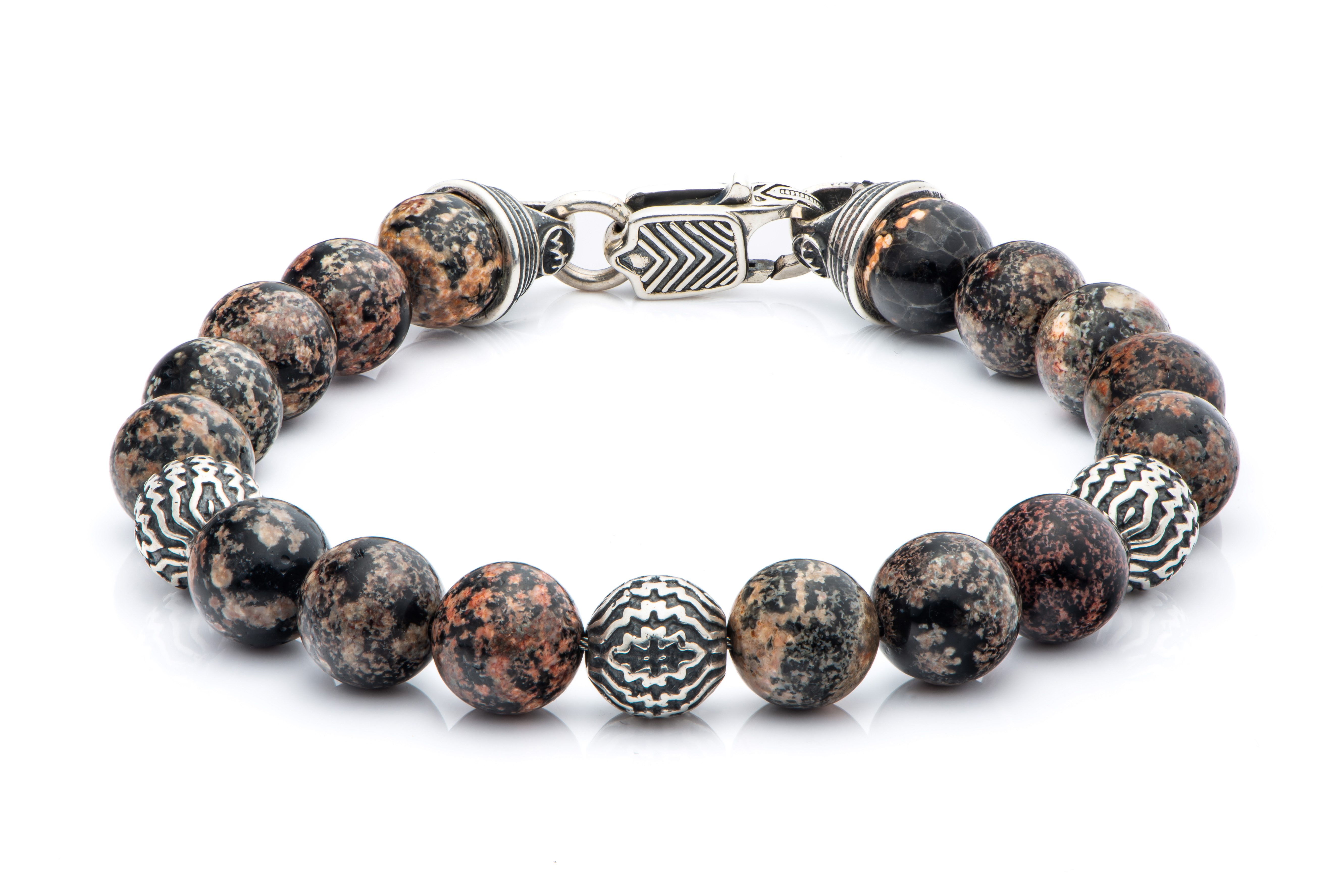 William Henry Seaside Red Obsidian Bracelet