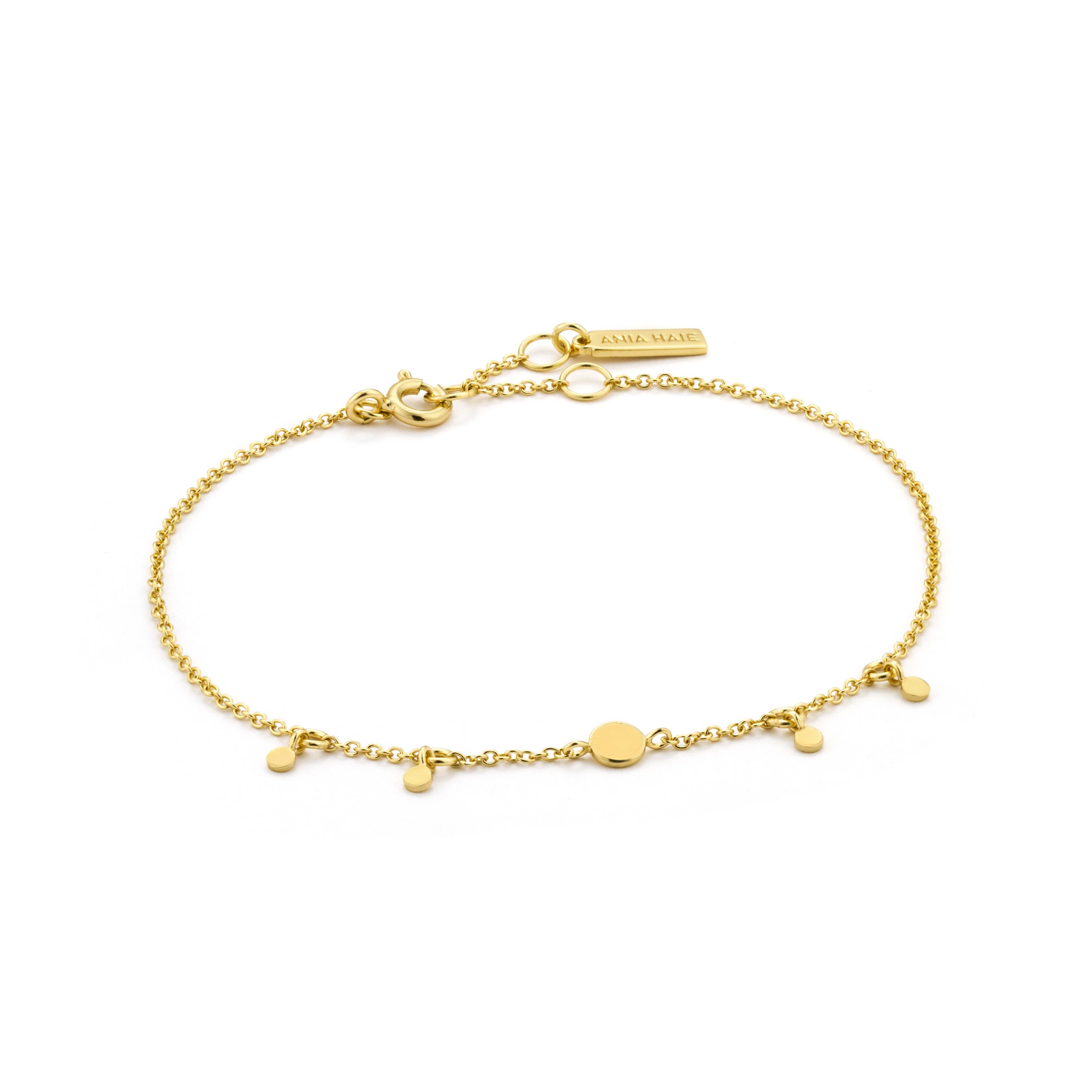 Ania Haie Geometry Class Drop Discs Bracelet