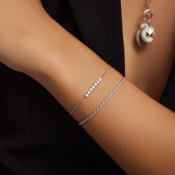 Ania Haie Bezel Set Bracelet
