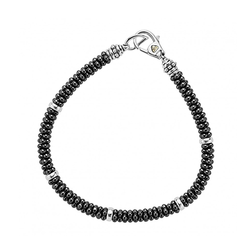 Lagos Black Caviar Beaded Bracelet