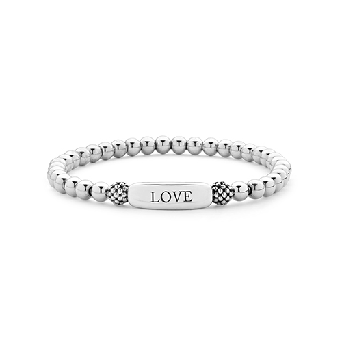 Lagos Signature Caviar Love Bead Bracelet