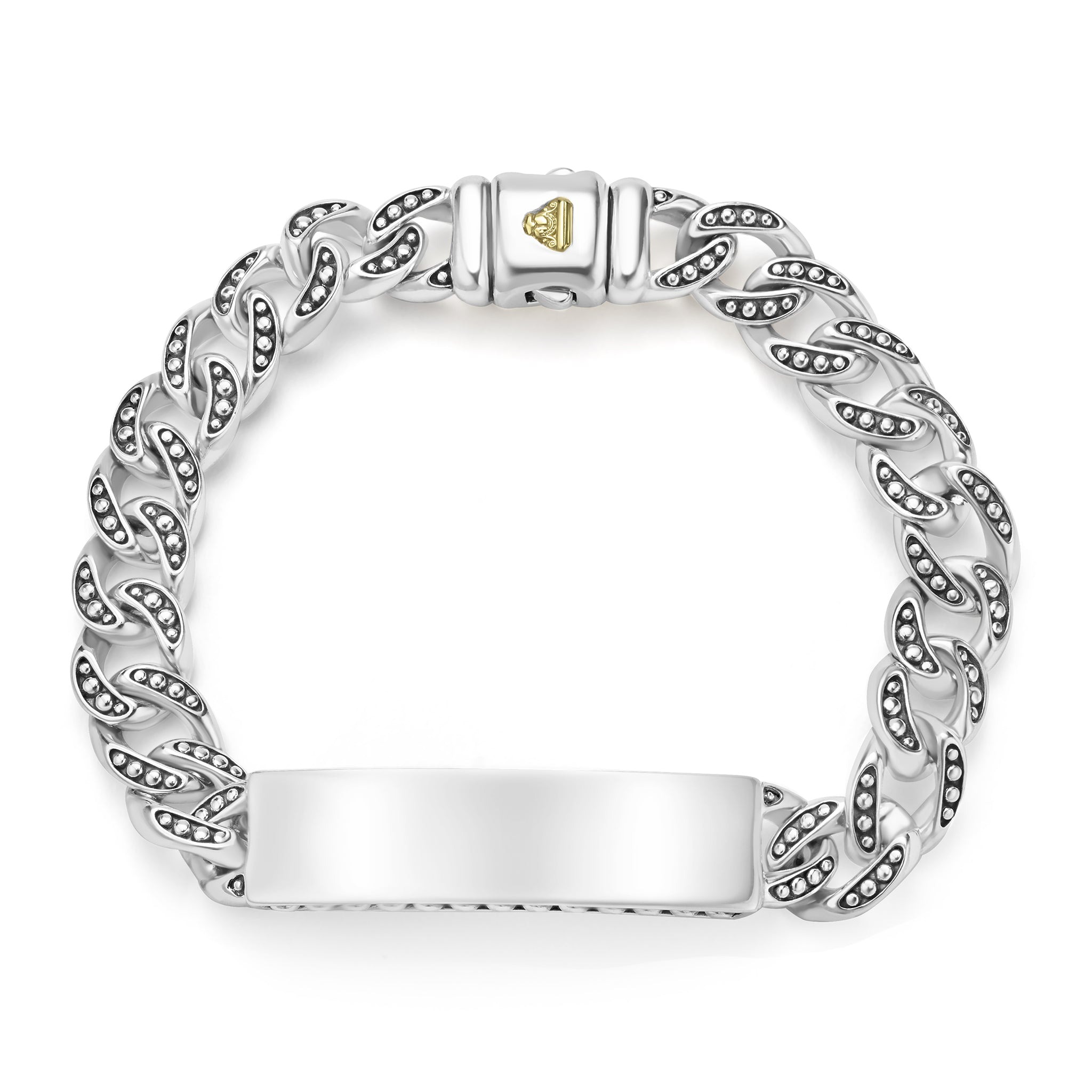 LAGOS Men's Anthem Engravable ID Curb Link Bracelet