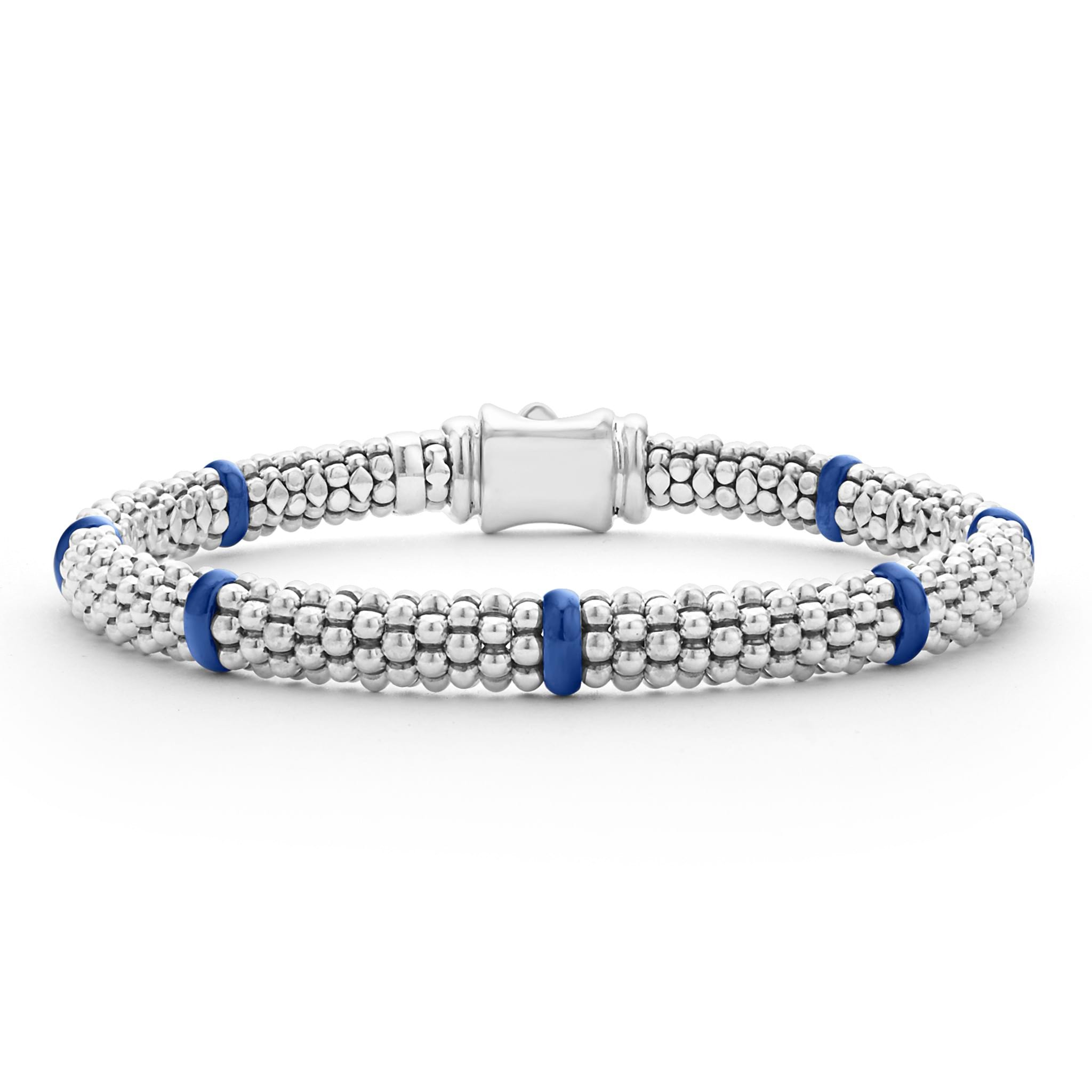 LAGOS Blue Caviar 7 Station 6mm Bracelet