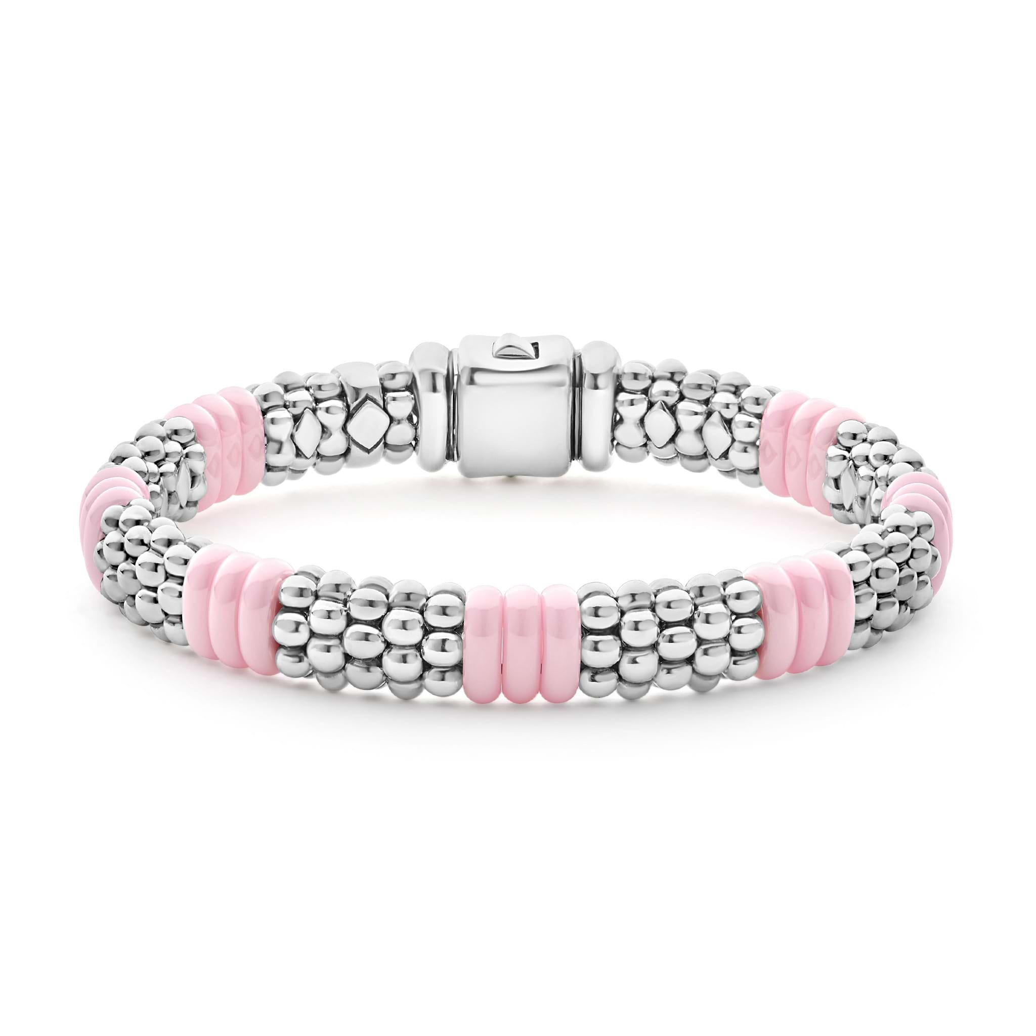 LAGOS Pink Caviar 9mm Ceramic Beaded Bracelet