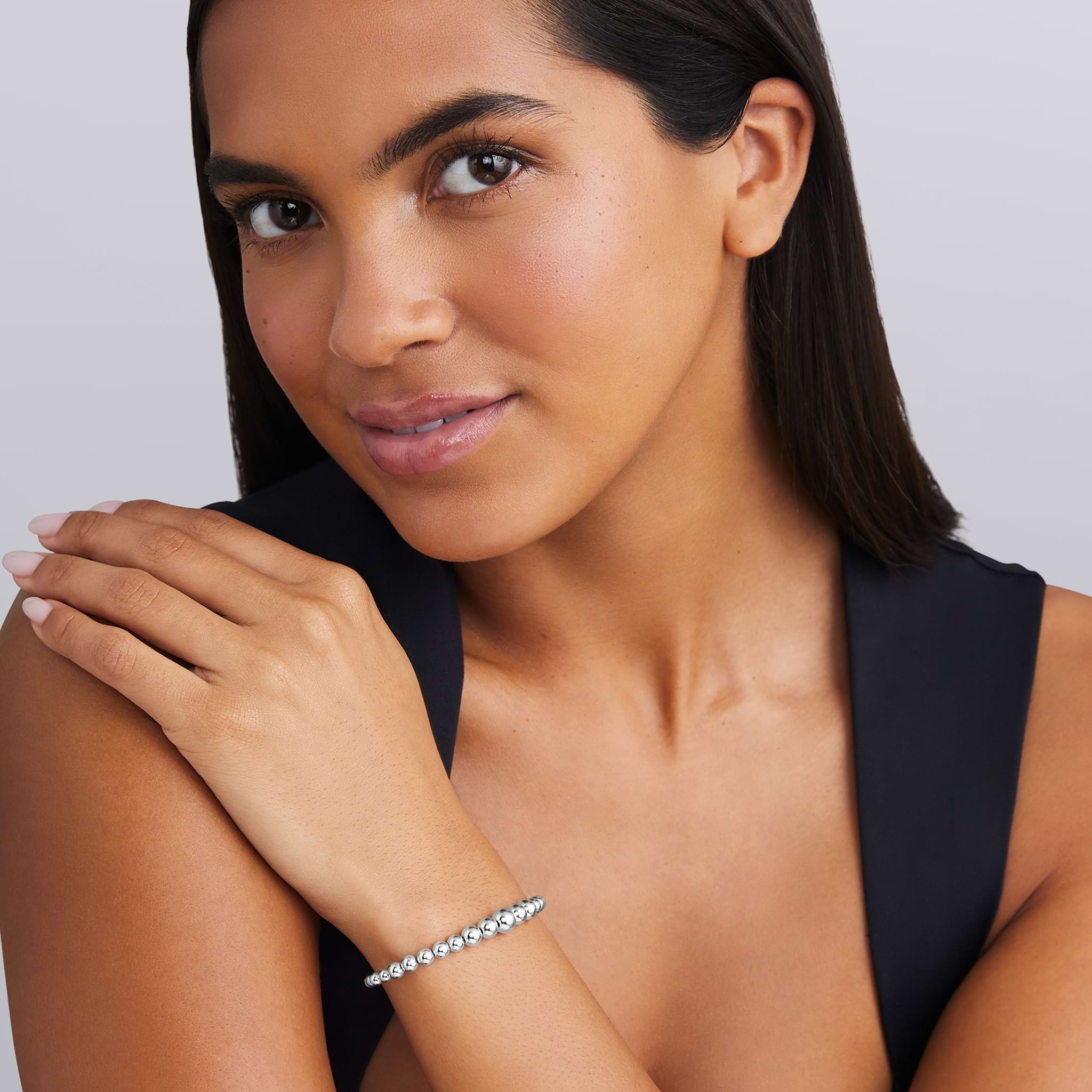 LAGOS Caviar Bubbly 7mm Beaded Cuff Bracelet