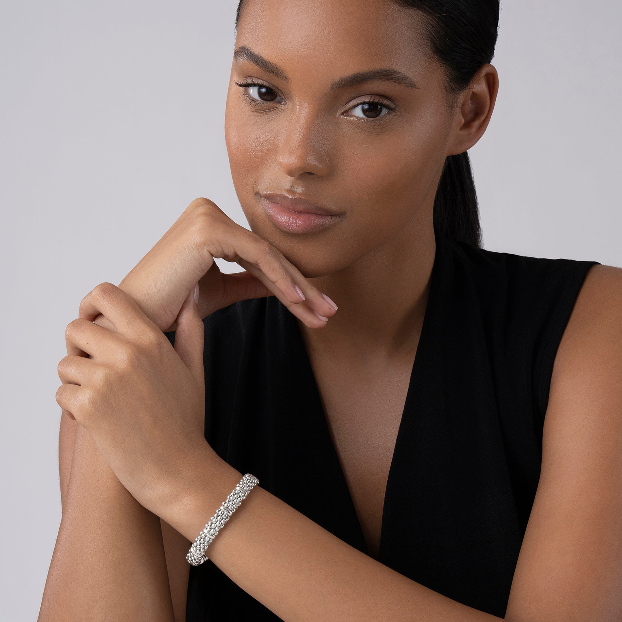 LAGOS Signature Caviar 9mm Beaded Bracelet