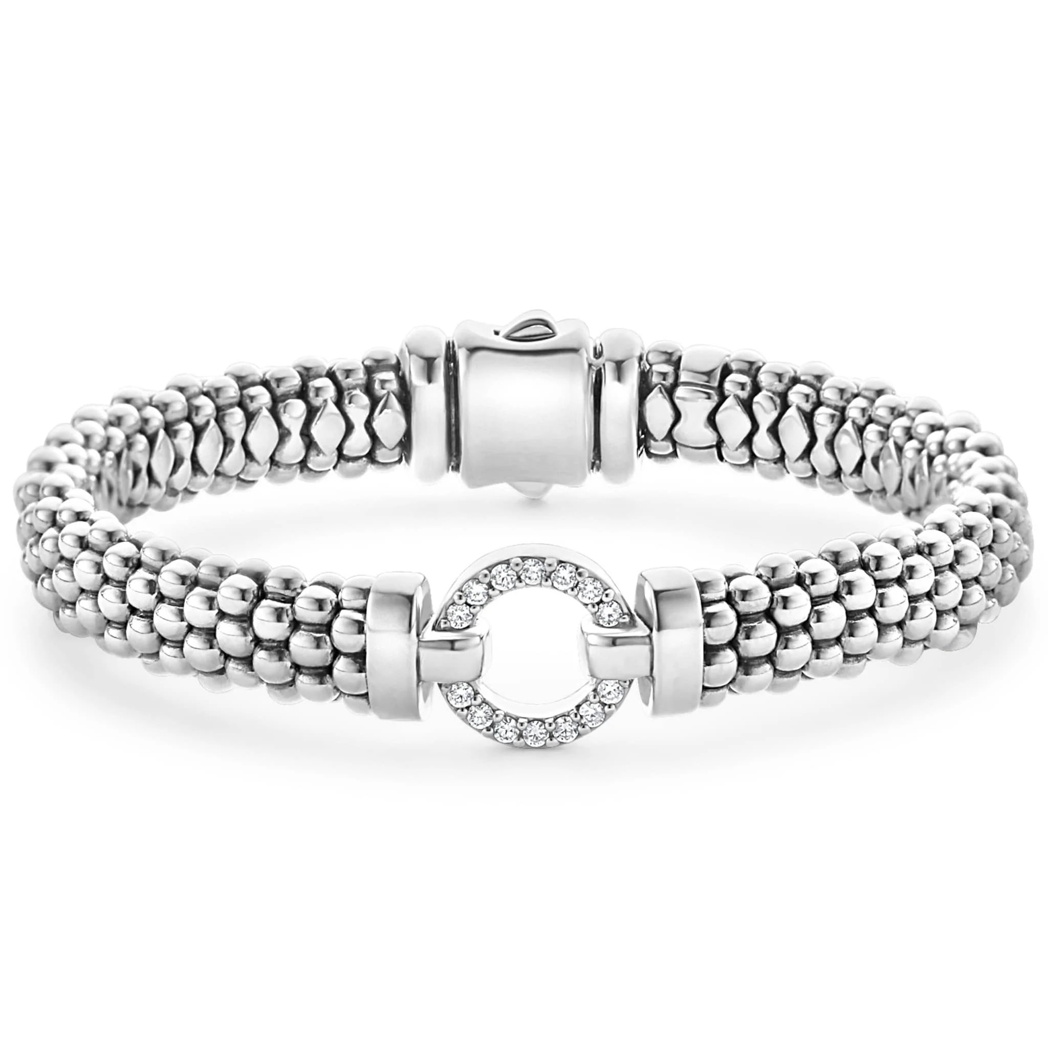 LAGOS Enso Caviar Diamond Beaded Bracelet