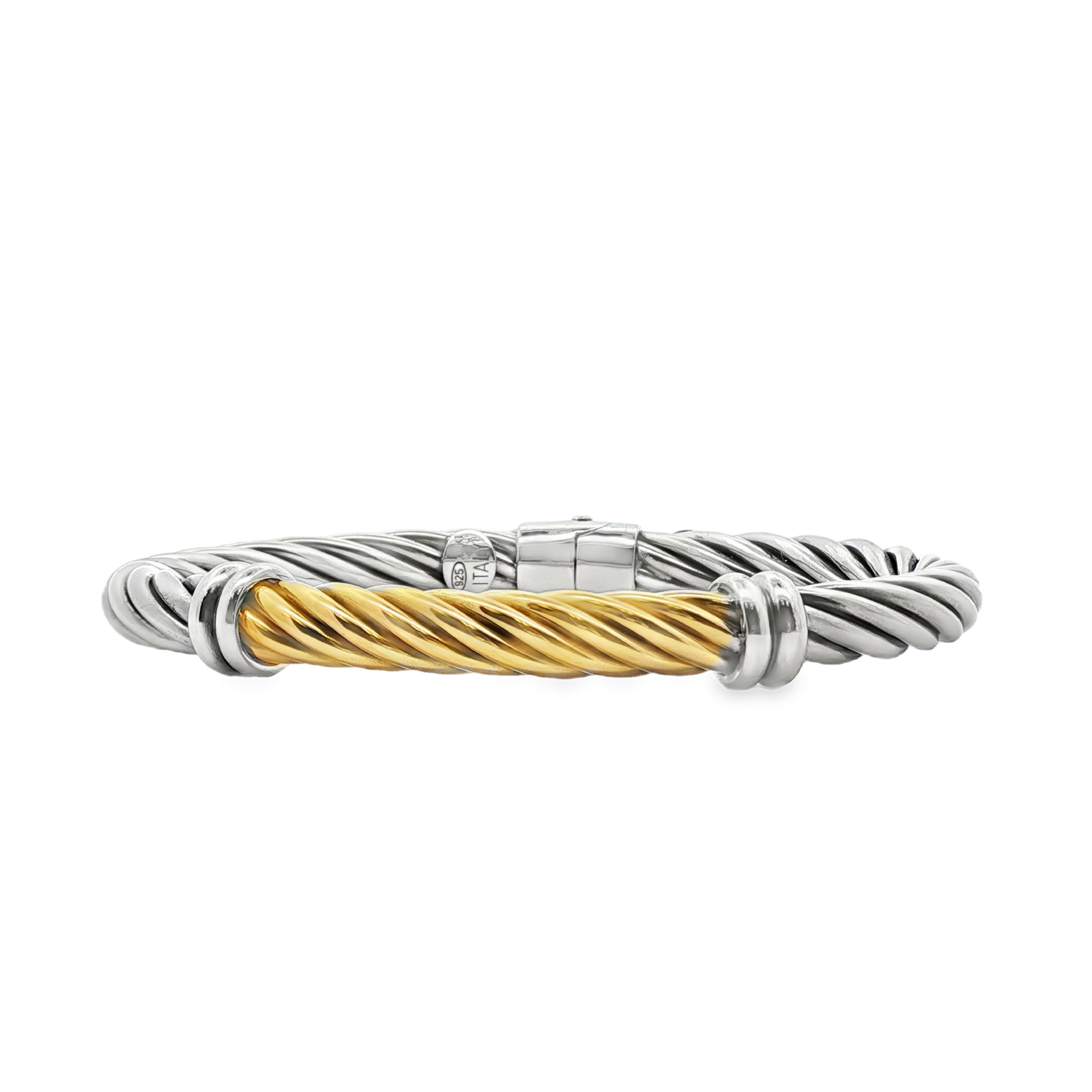 Estate by Martin Binder Silver Twisted Braid Cable Bracelet