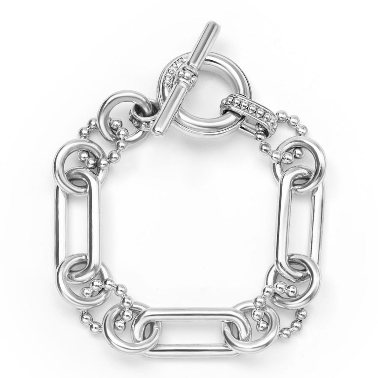 LAGOS Signature Caviar 15mm Link Bracelet