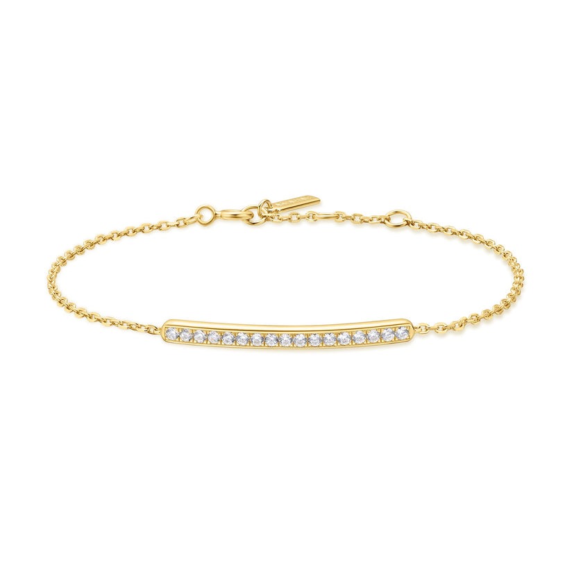 Ania Haie Vogue Maven Pave Bar Bracelet