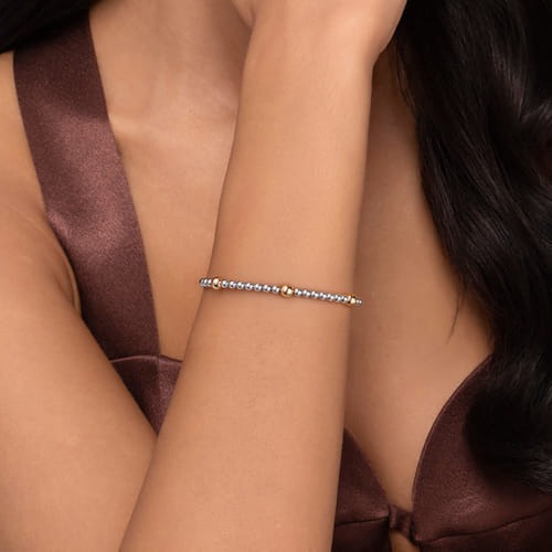 Gabriel & Co. Boutique Silver Bujukan Split Bangle Bracelet