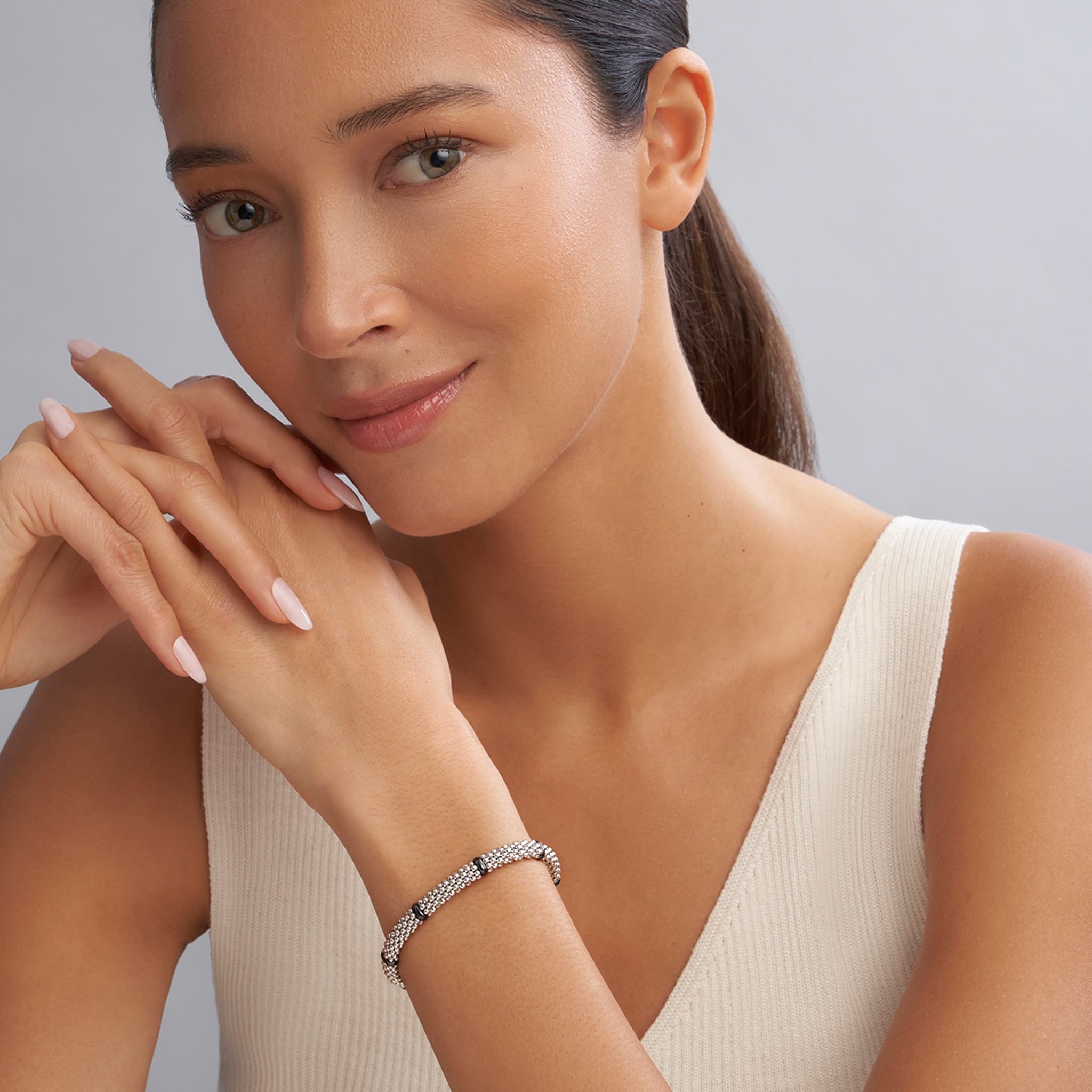 LAGOS Caviar 7 Station 6mm Bracelet