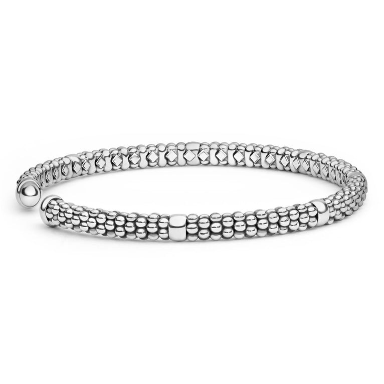 LAGOS Signature Caviar Beaded Mini Versa Torque Bracelet