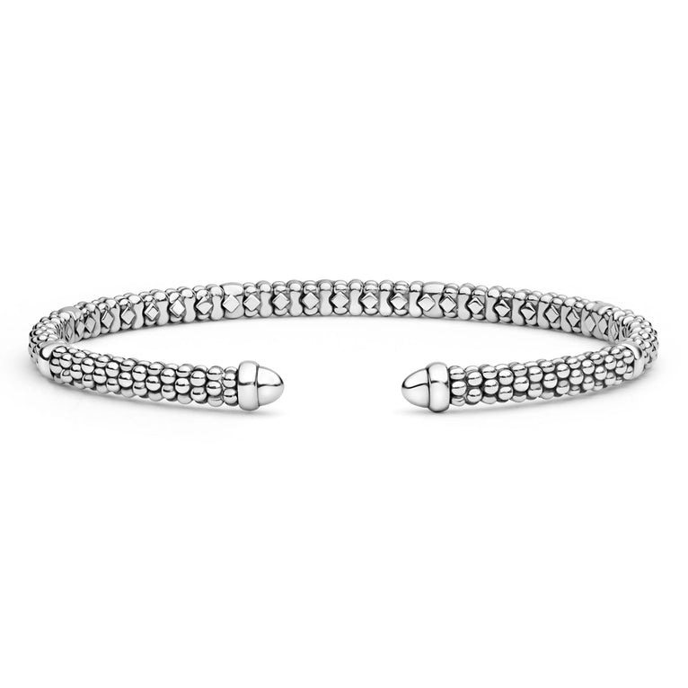 LAGOS Signature Caviar Beaded Mini Versa Torque Bracelet
