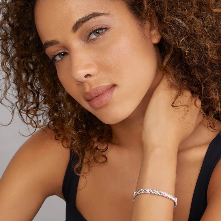 LAGOS Pink Caviar Ceramic Station 6mm Bracelet