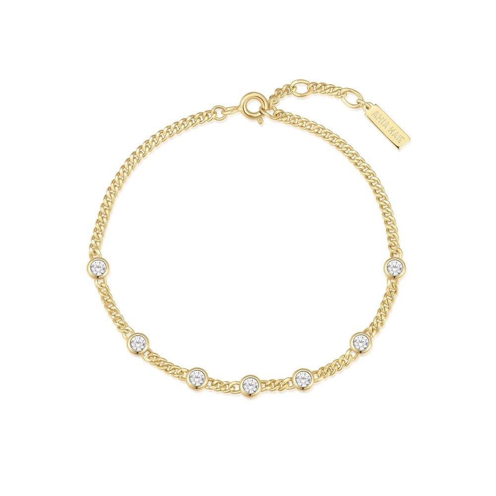 Ania Haie Multi Station Round Stone Bracelet