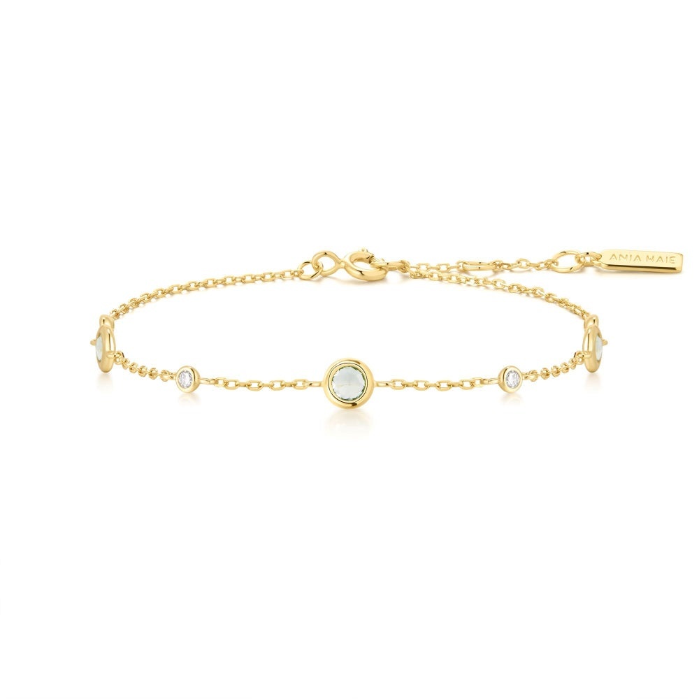 Ania Haie Mint Green Station Bracelet