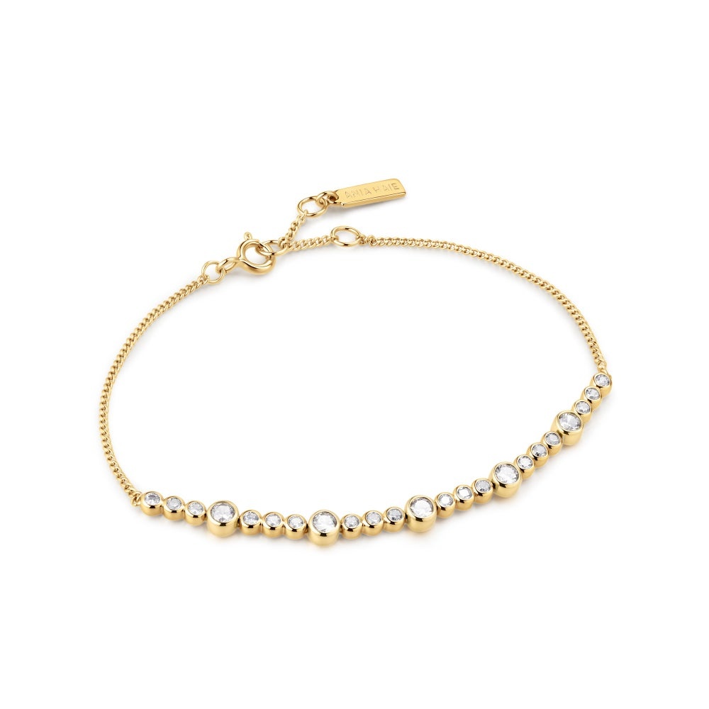 Ania Haie Alternating Bezel-Set Bracelet
