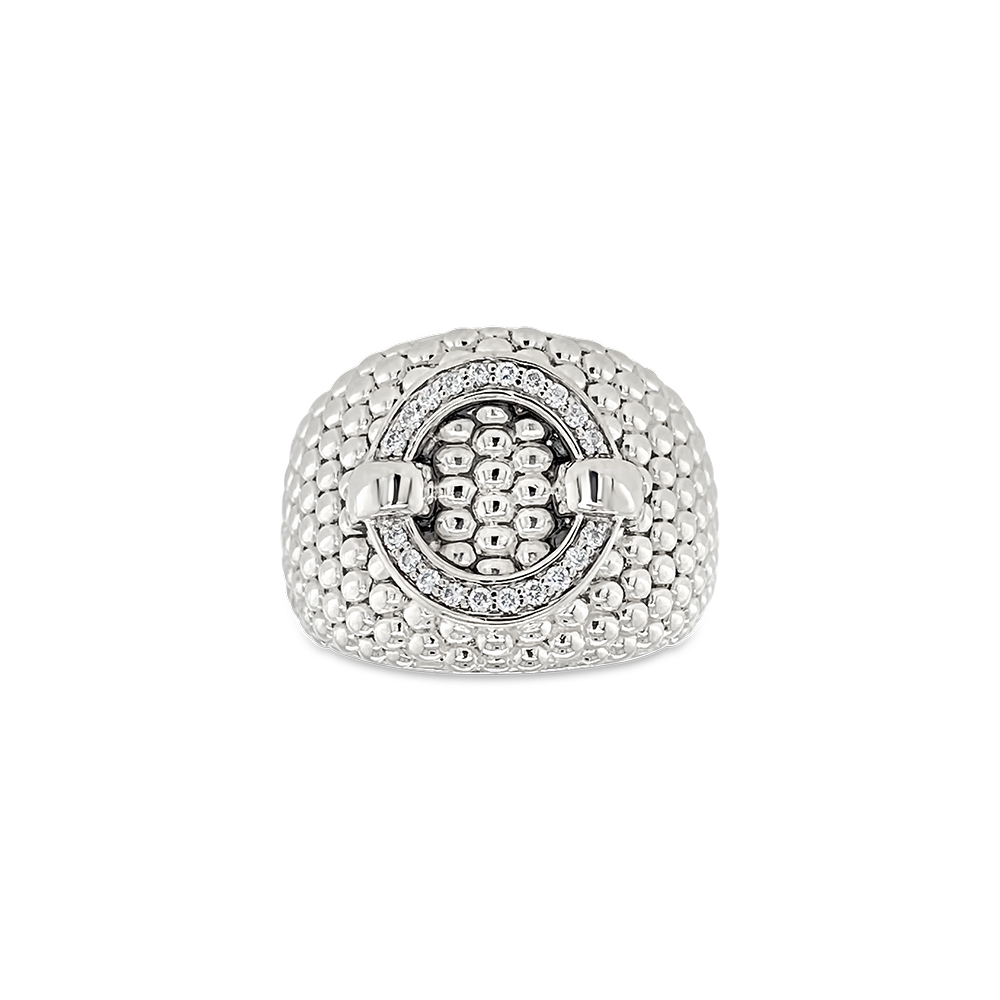 LAGOS Enso Caviar Diamond Circle Ring
