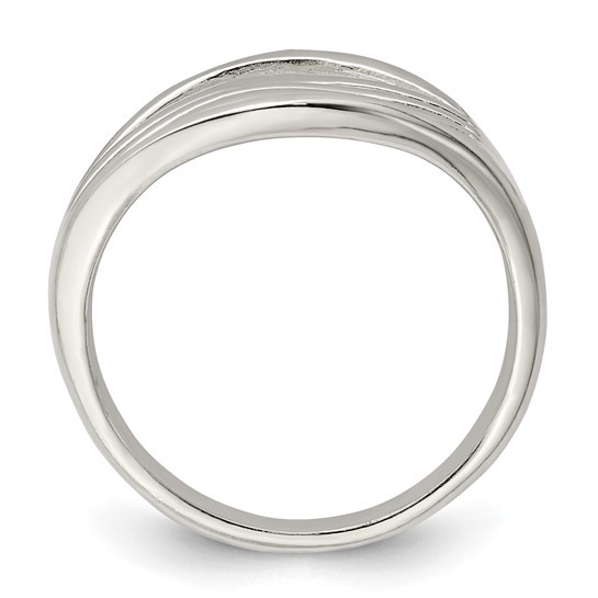 Rox By Martin Binder Sterling Wave Fashion Ring