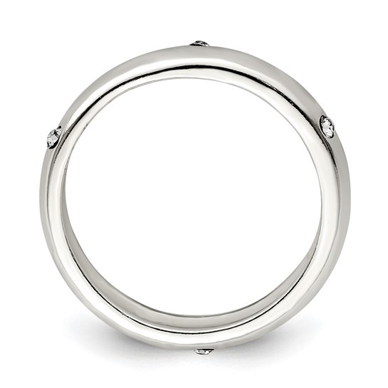 Rox By Martin Binder Sterling Stellux Crystal Fashion Ring