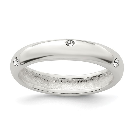 Rox By Martin Binder Sterling Stellux Crystal Fashion Ring