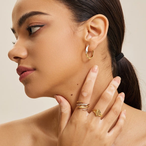 Ania Haie Arrow Twist Adjustable Ring