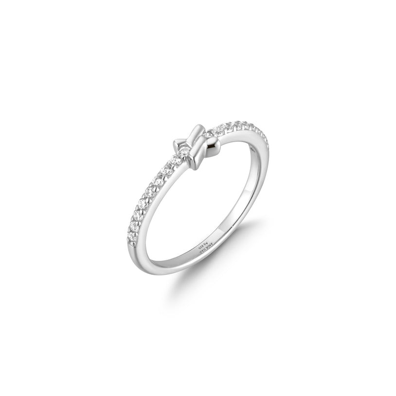 Ania Haie X Cross Cubic Zirconia Ring