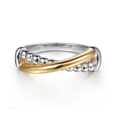 Gabriel & Co. Bujukan Criss Cross Ring